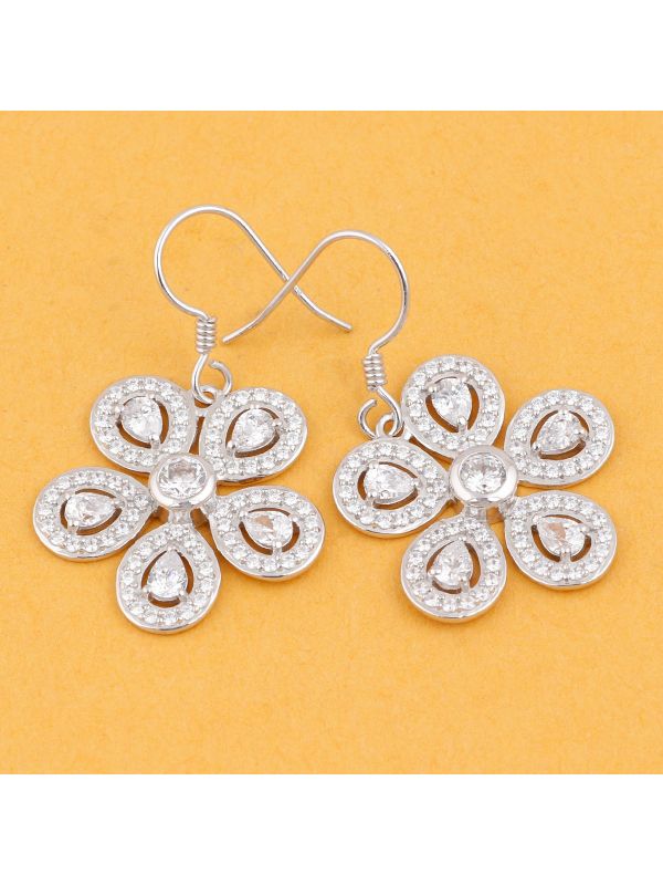 Cubic Zirconia Earrings  Silver Jewellery  Cavendish French