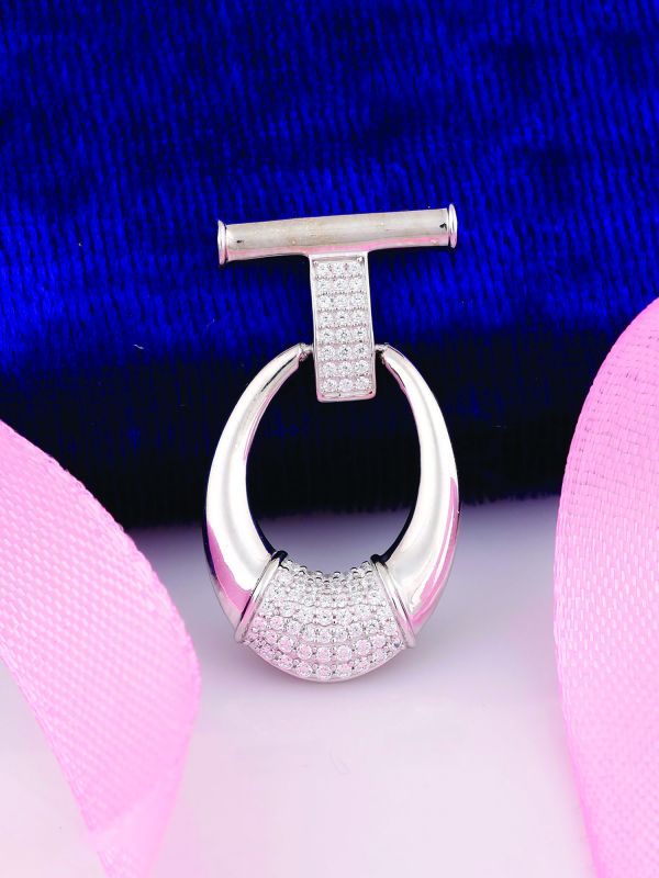 Silgo 925 Sterling Silver Cubic Zirconia Women Pendant Gift for Women Jewelry